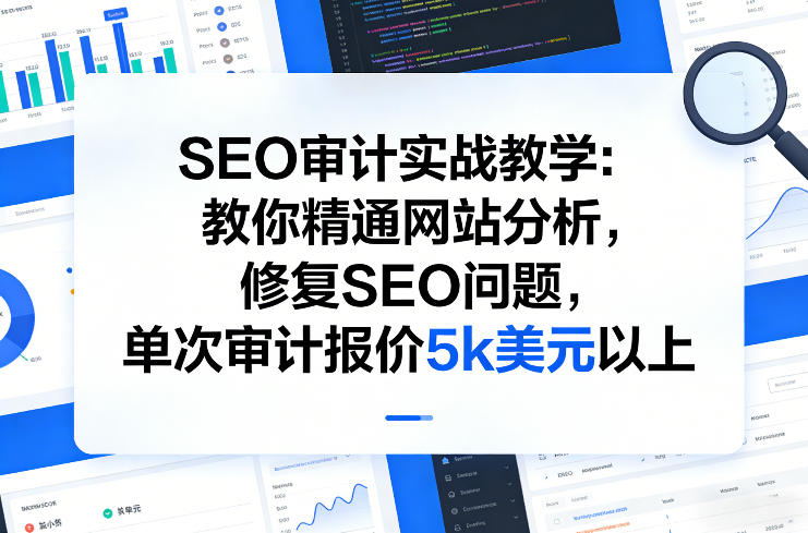 SEO审计实战教学：教你精通网站分析，修复SEO问题，单次审计报价5k美元以上_乐帮资源库