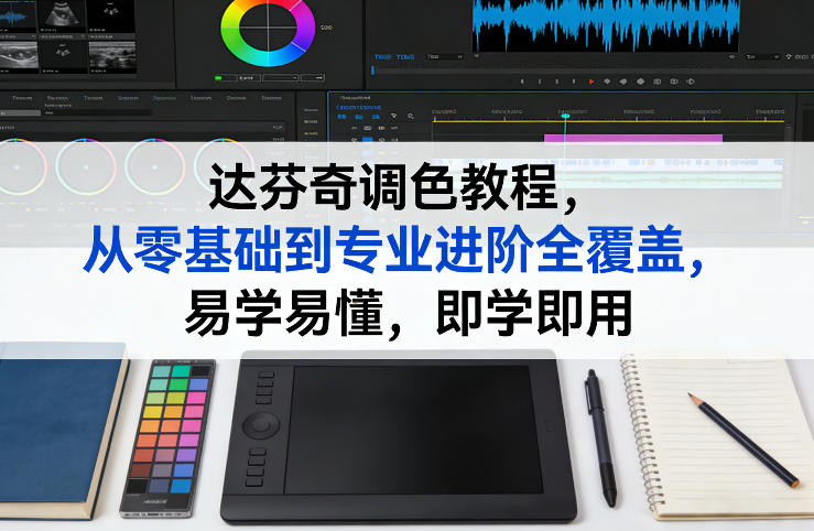 达芬奇调色教程，从零基础到专业进阶全覆盖，易学易懂，即学即用_乐帮资源库