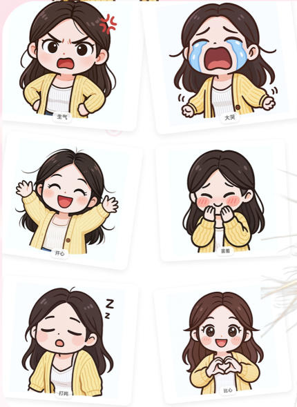 一张照片秒变多种表情包，三步就能拥有专属表情包库，零门槛玩转社交新玩法【文档】_乐帮资源库