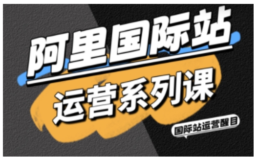 阿里国际站运营系列课,涵盖精准引流、直通车与全站推实战SOP,搭配AI效率工具包与高阶增长玩法(更新)_乐帮资源库