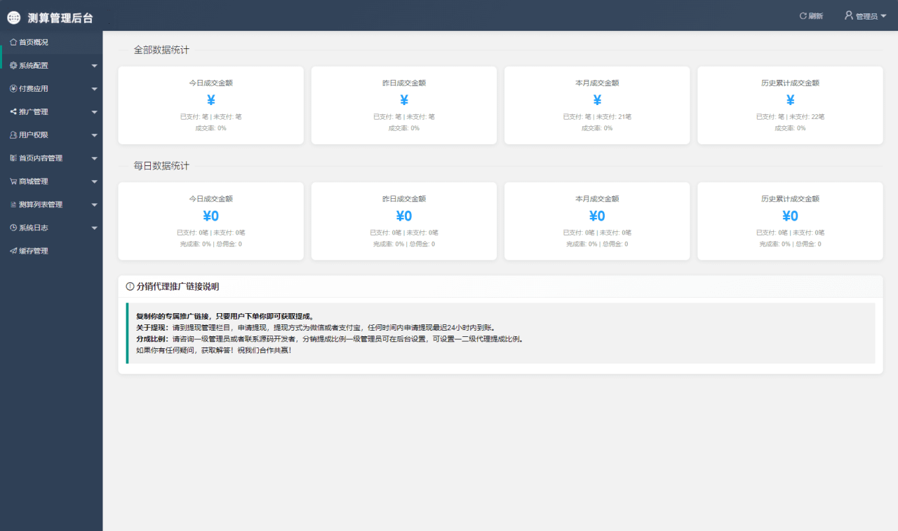 2026马年新版测算系统源码 全开源修复版 支持易支付带教程_乐帮资源库