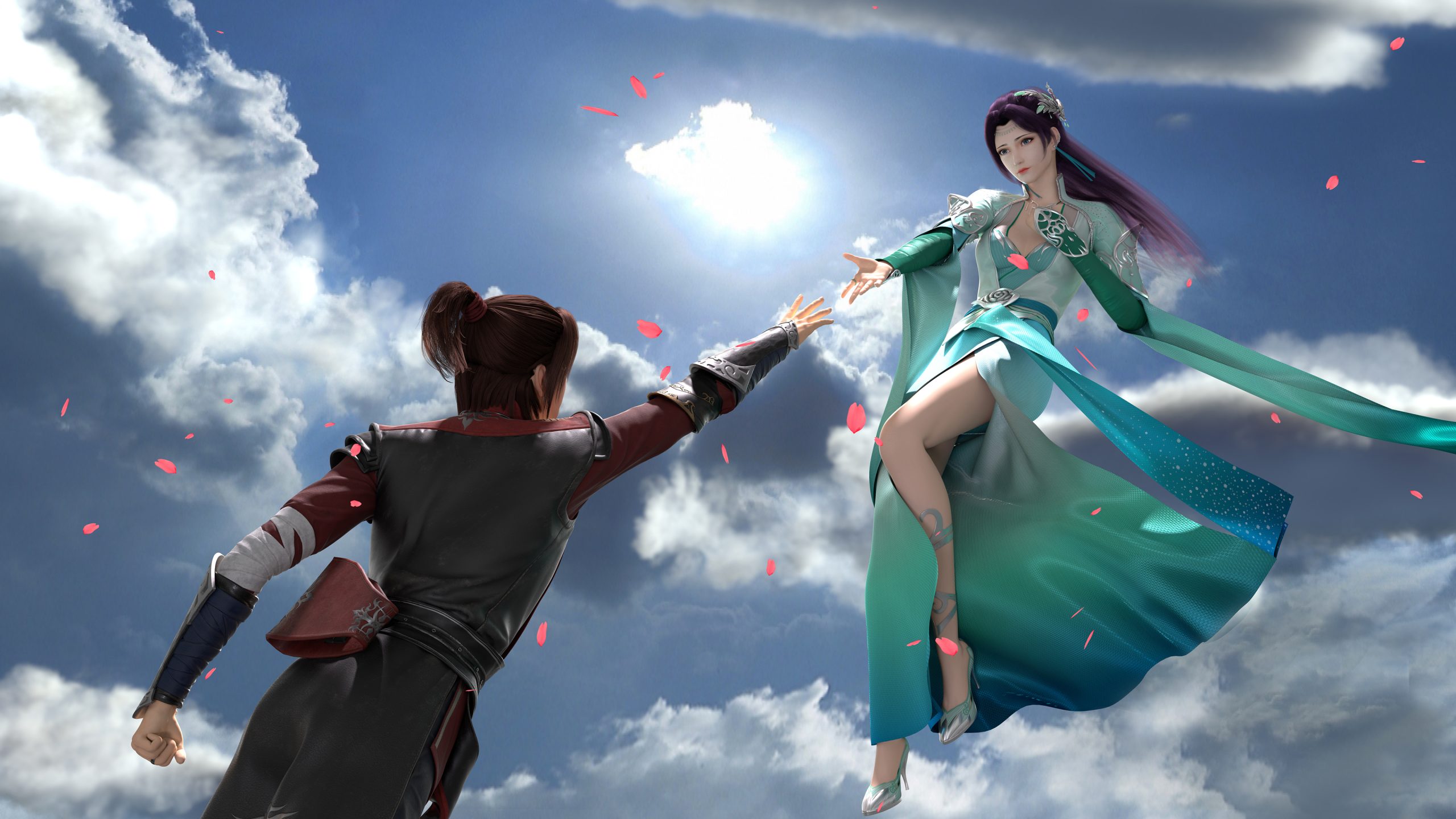 斗破苍穹 云韵 萧炎4k高清壁纸.jpg