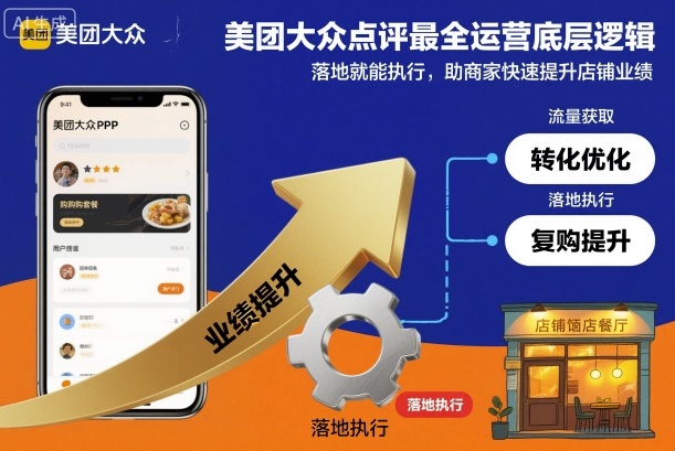 美团大众点评最全运营底层逻辑，落地就能执行，助商家快速提升店铺业绩_乐帮资源库