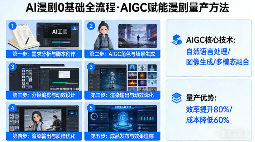 AI漫剧0基础全流程，快速掌握AIGC赋能的漫剧量产方法_乐帮资源库