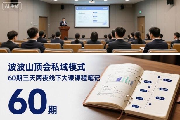 波波山顶会私域模式60期三天两夜线下大课课程笔记（文档）_乐帮资源库