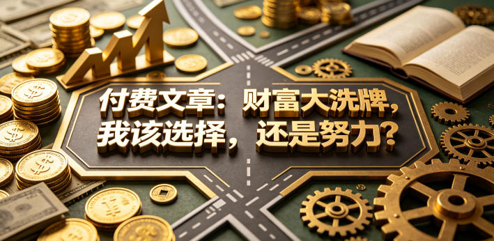 付费文章：财富大洗牌，我该选择，还是努力？-乐帮资源库