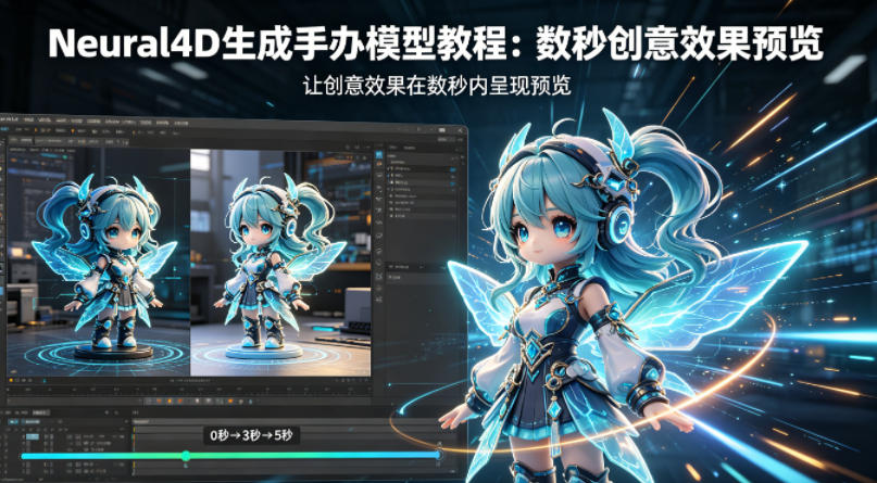 Neural4D生成手办模型教程，让创意效果在数秒内呈现预览_乐帮资源库